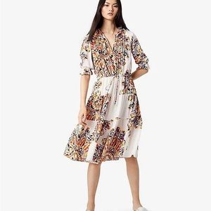 Tory Burch Arabella Dress Sweet Tangerine Psychedelic Geo / 806 size XS